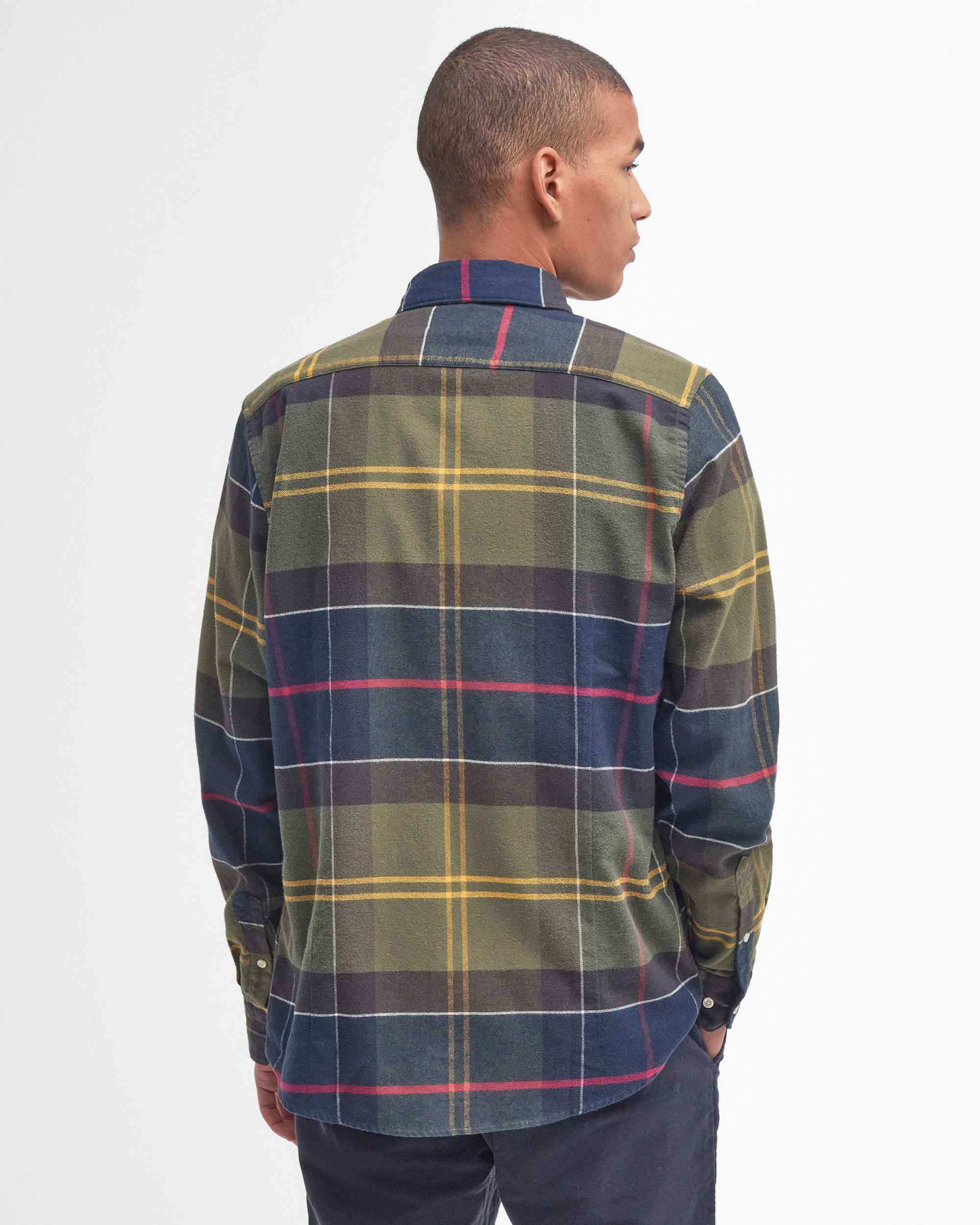 Barbour Edderton Tailored Fit Shirt Aw25 Shirt (Classic Tartan) - Image 3
