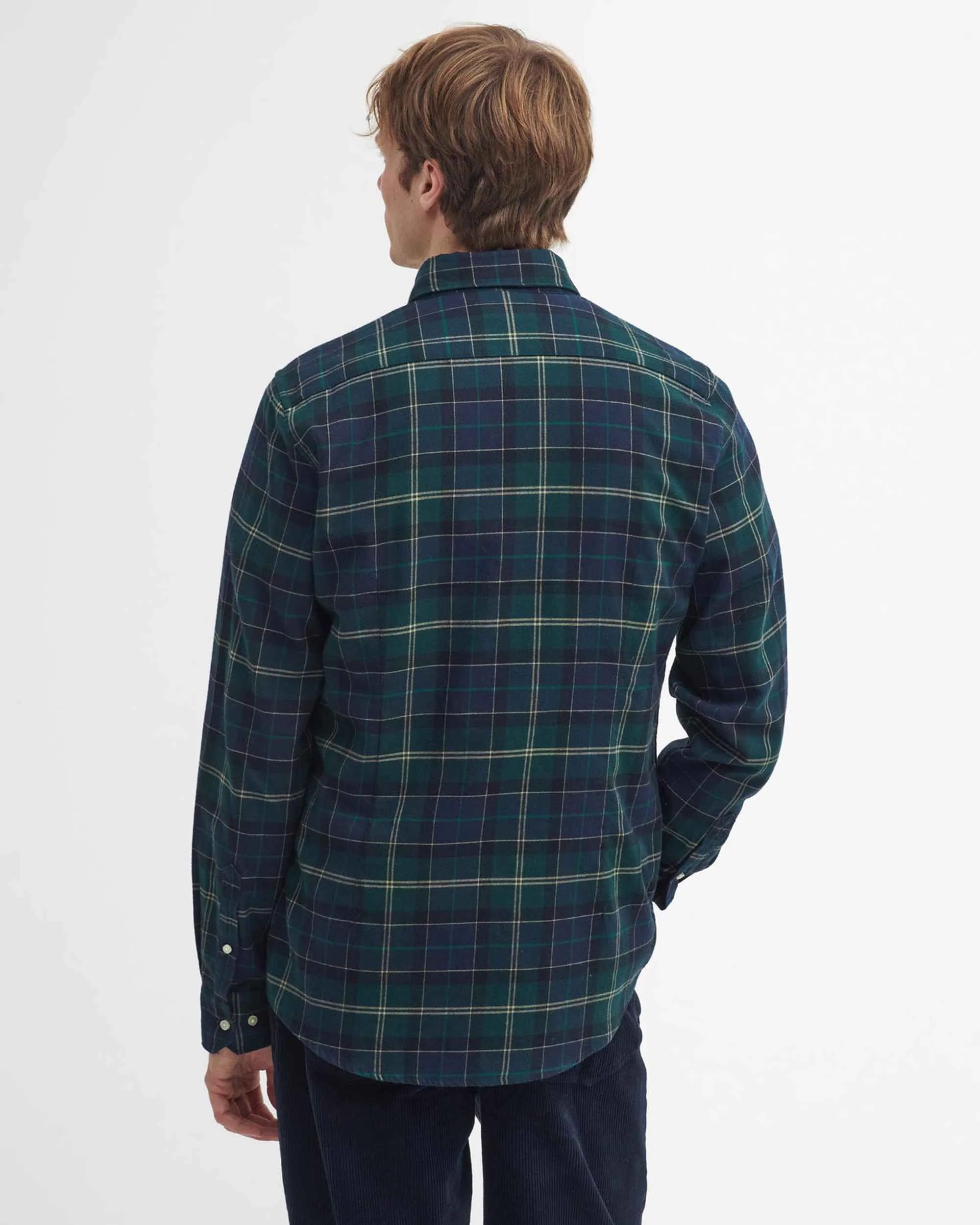 Barbour Fortrose Tailored Shirt Aw25 Shirt (Green Loch) - Image 3
