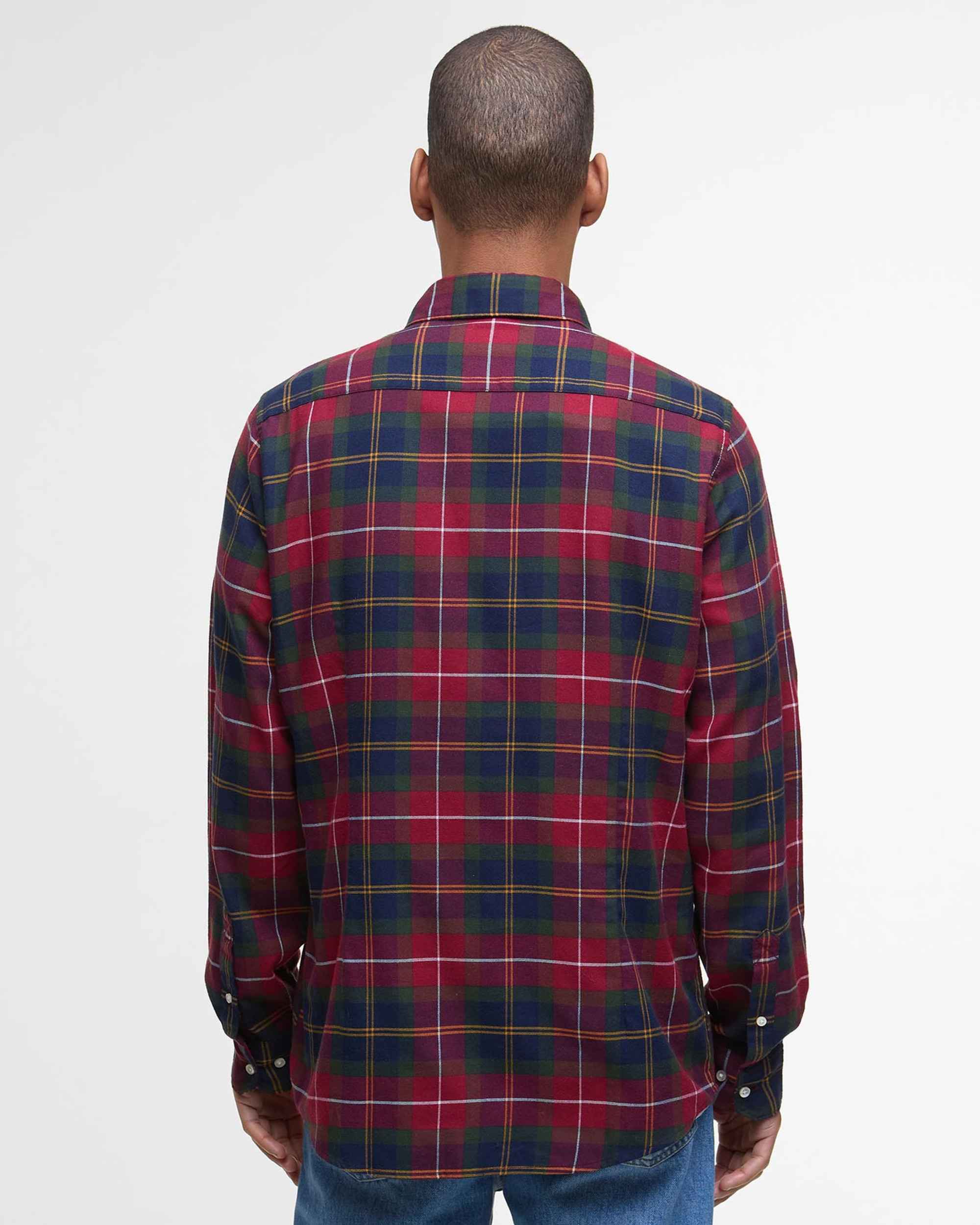 Barbour Fortrose Tailored Shirt Aw25 Shirt (Winterberry Tartan) - Image 3
