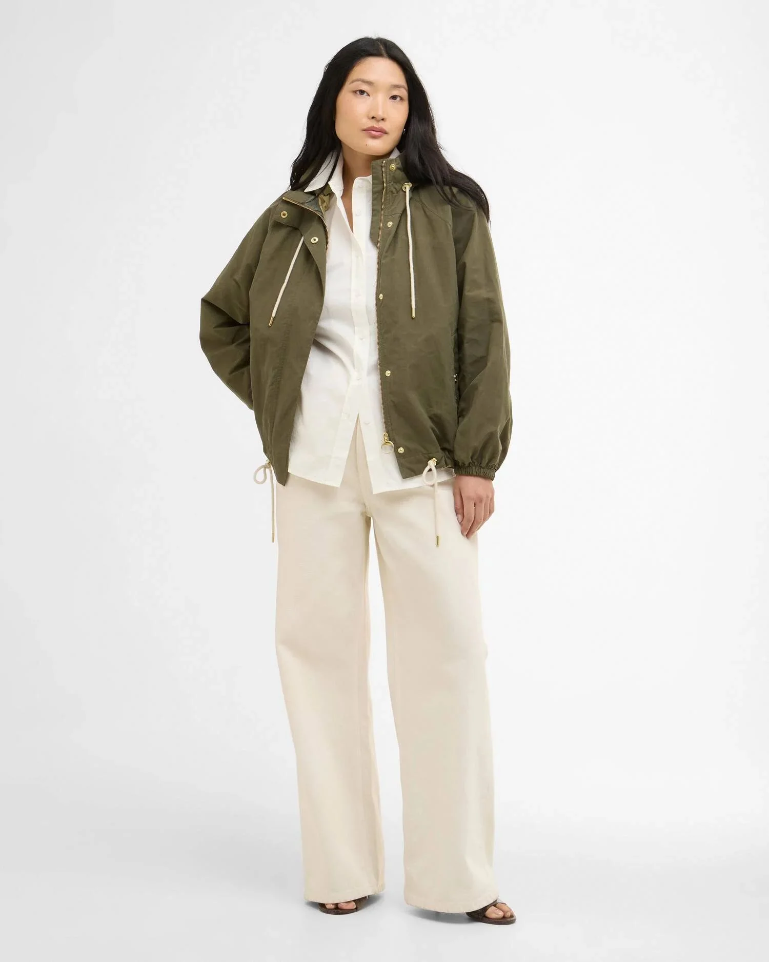 Barbour Hawkridge Showerproof Jacket Ss26 Showerproof (Ivy Green/Ancient) - Image 4
