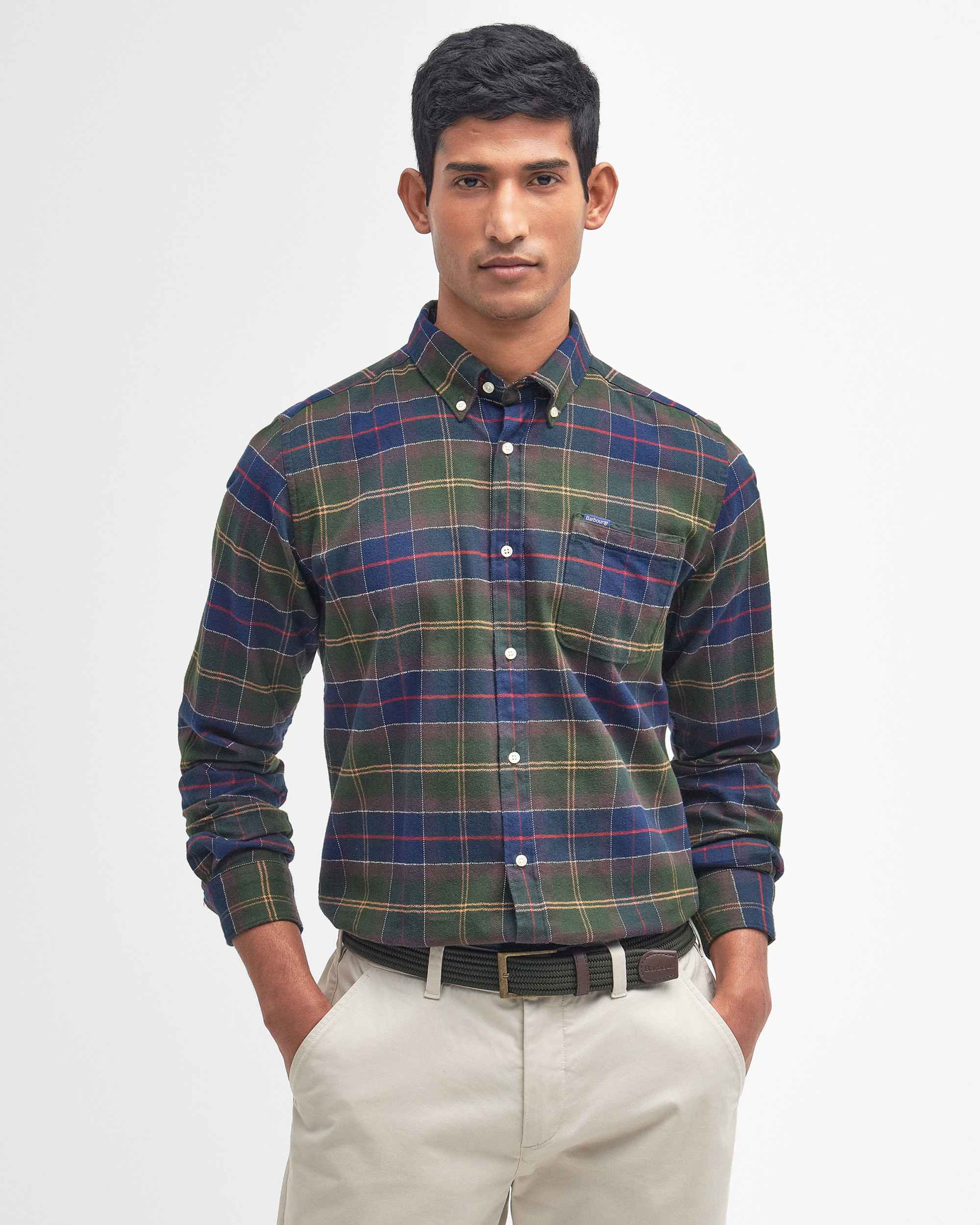 Barbour Kyeloch Tailored Shirt Aw25 Shirt (Classic Tartan) - Image 2