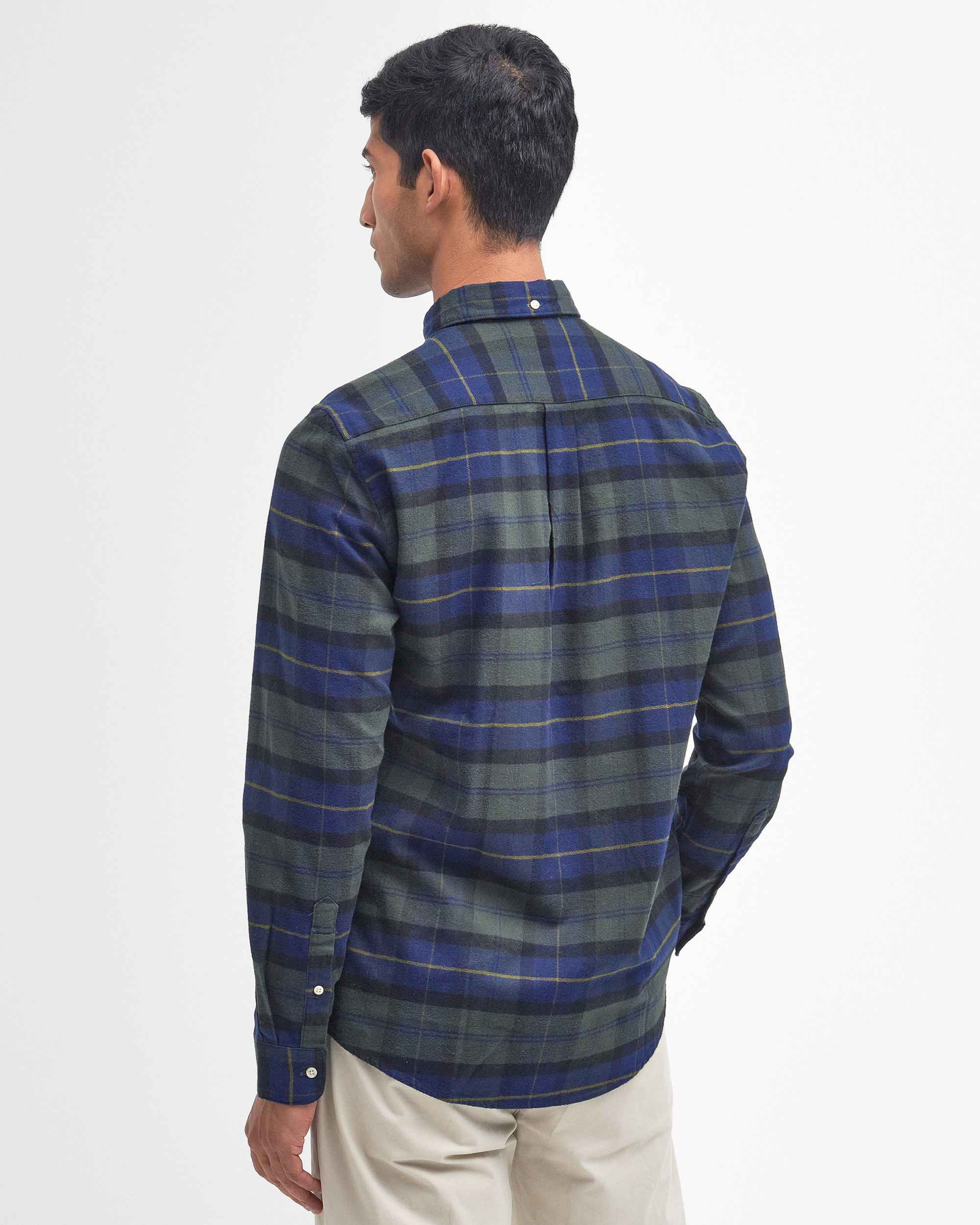 Barbour Kyeloch Tailored Shirt Aw25 Shirt (Olive Night) - Image 3