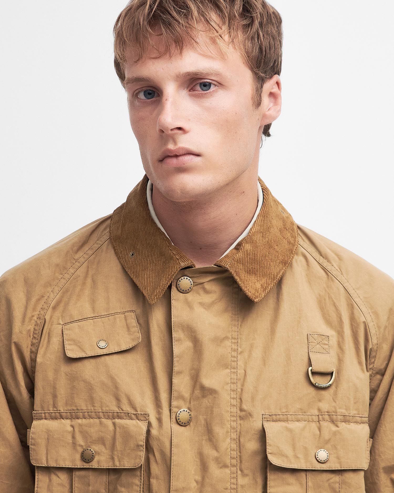 Barbour Modified Transport Casual Outerwear (Golden Kakhi) - Image 3