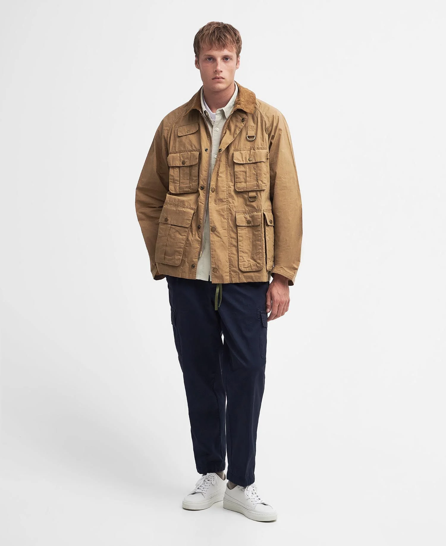 Barbour Modified Transport Casual Outerwear (Golden Kakhi) - Image 5