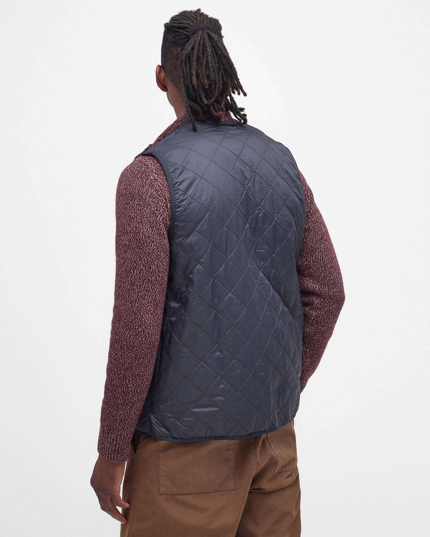 Barbour Polarquilt Waistcoat Zip Liner Aw25 Liners (Navy) - Image 3