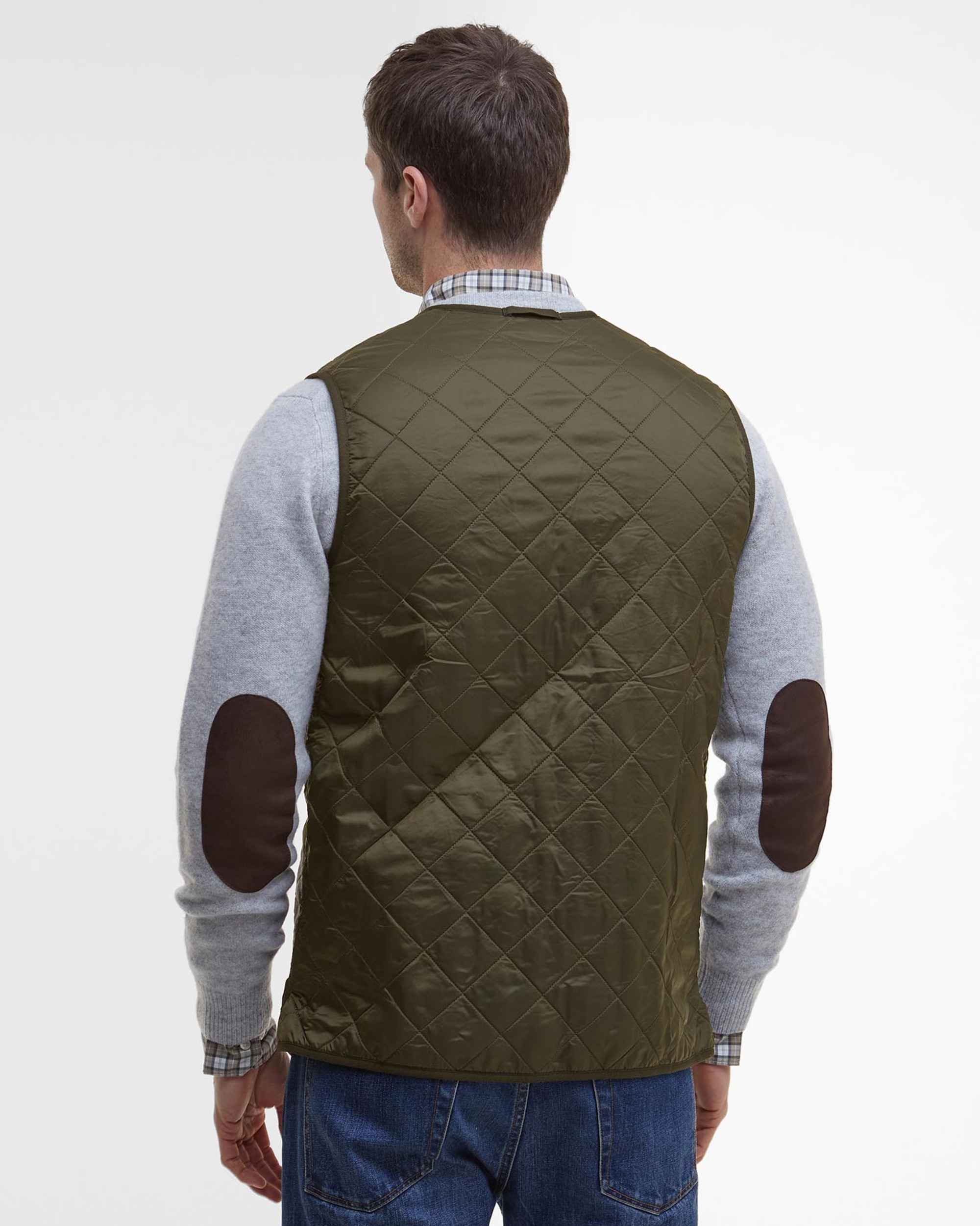 Barbour Polarquilt Waistcoat Zip Liner Aw25 Liners (Olive) - Image 3