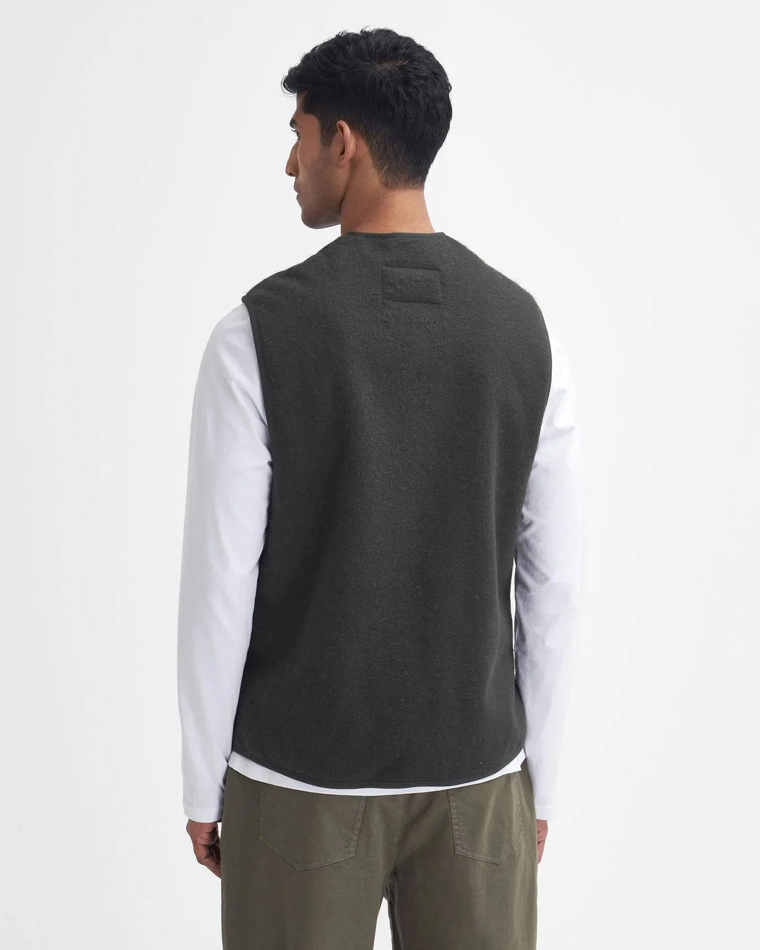 Barbour Warm Pile Waistcoat Zip Aw25 Liners (Sage) - Image 3