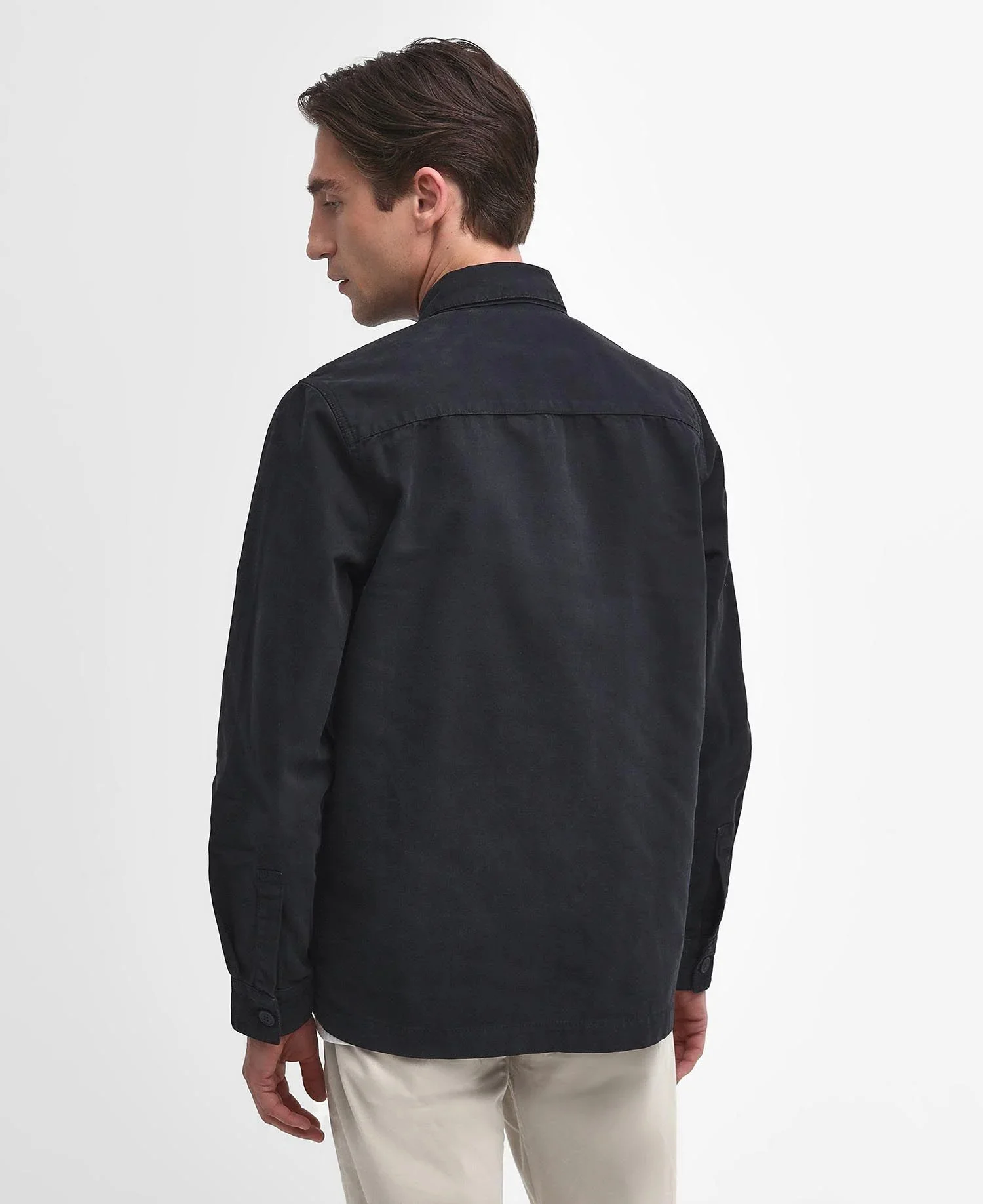 Barbour Washed Overshirt SS25 (Navy) - Image 3