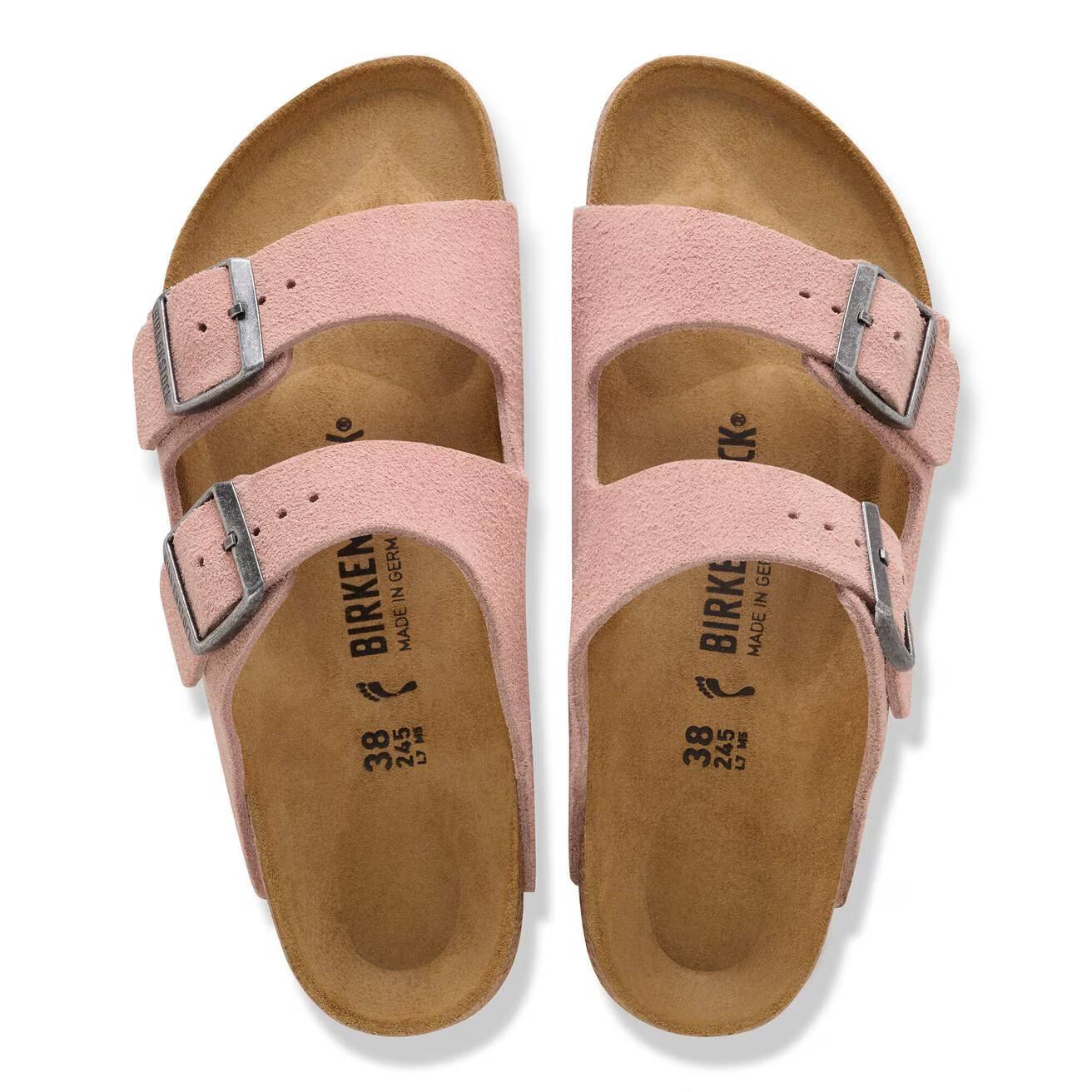 Birkenstock Arizona pink clay, Suede Leather - Calz. S - Image 2