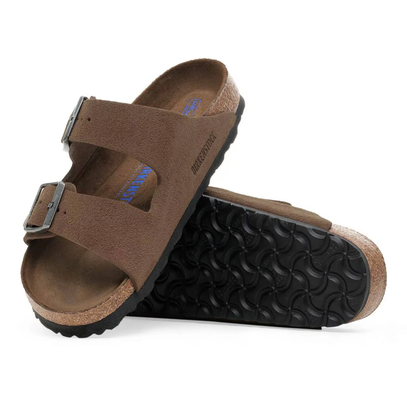 Birkenstock Arizona SFB dark tea, Suede Leather - Calz. S - Image 4