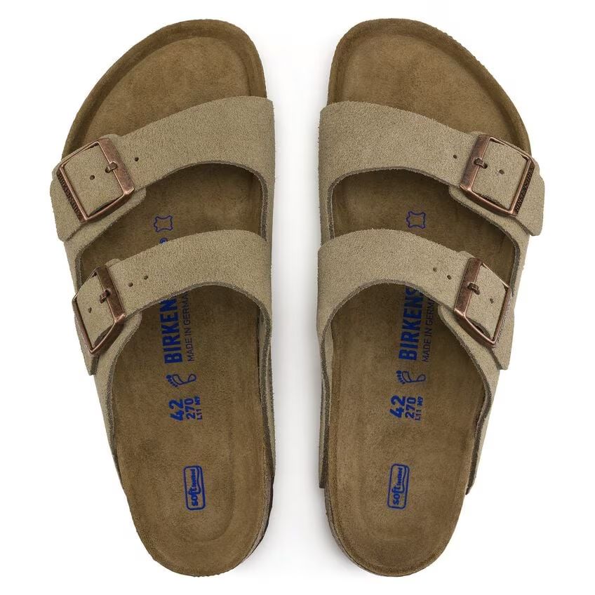 Birkenstock Arizona SFB Suede Leather Taupe - Image 3