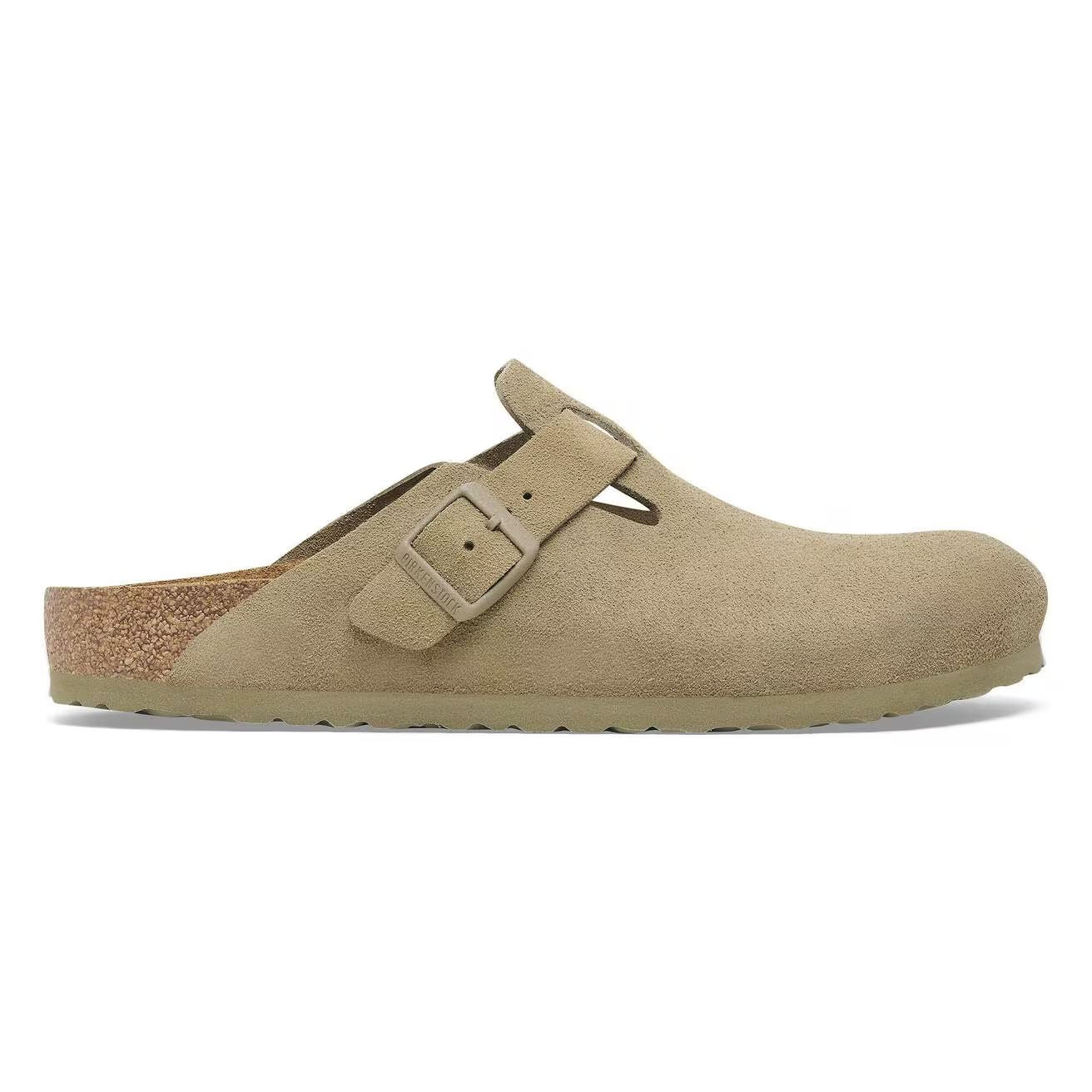 Birkenstock Boston faded khaki, Suede Leather - Calz. S - Image 2