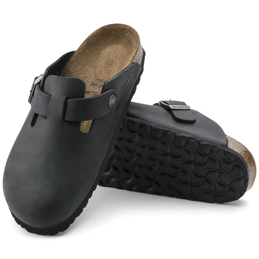 Birkenstock Boston Oiled Leather Black - Image 3
