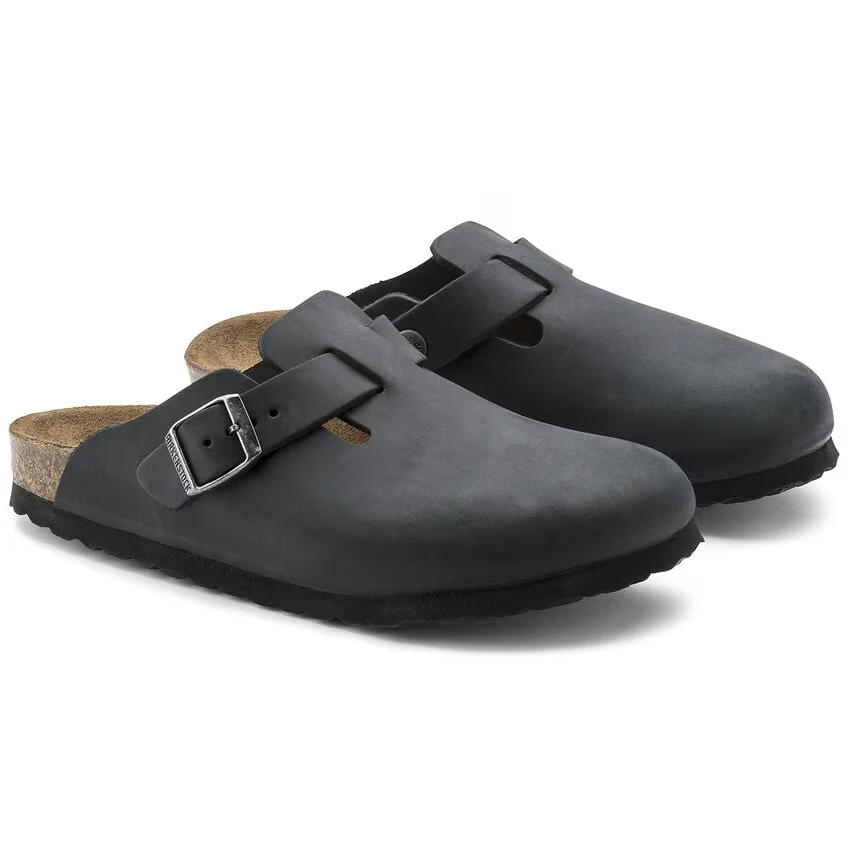 Birkenstock Boston Oiled Leather Black - Image 4