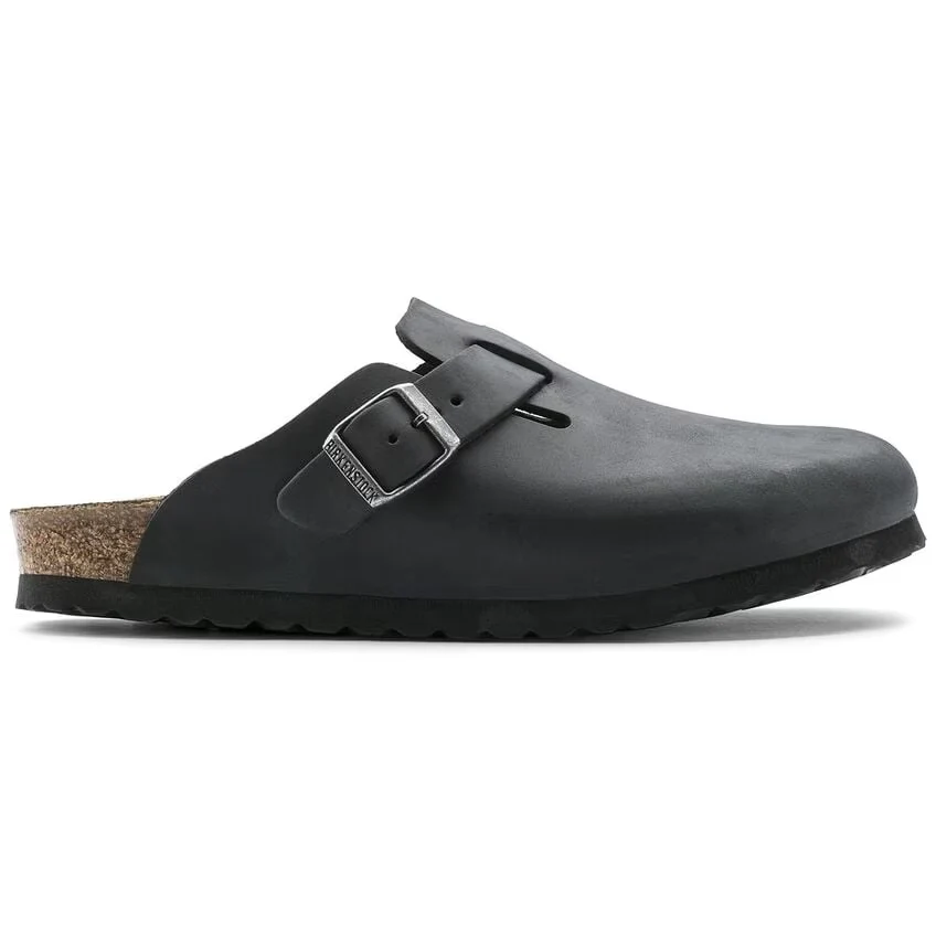 Birkenstock Boston Oiled Leather Black - Image 5