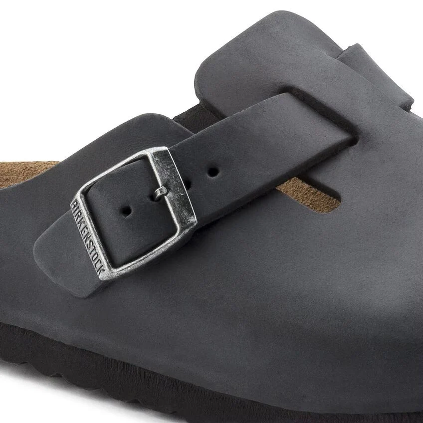 Birkenstock Boston Oiled Leather Black - Image 6
