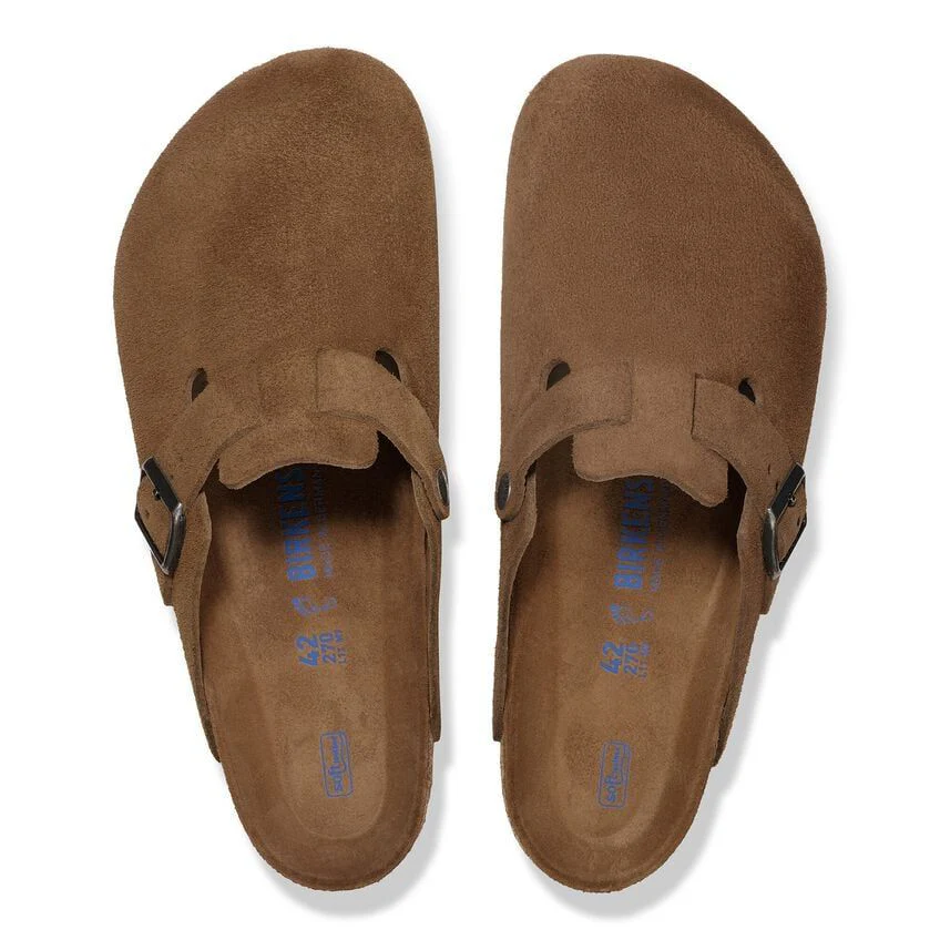 Birkenstock Boston SFB dark tea, Suede Leather - Calz. S - Image 2