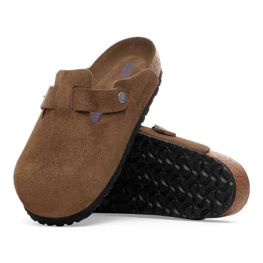 Birkenstock Boston SFB dark tea, Suede Leather - Calz. S - Image 3