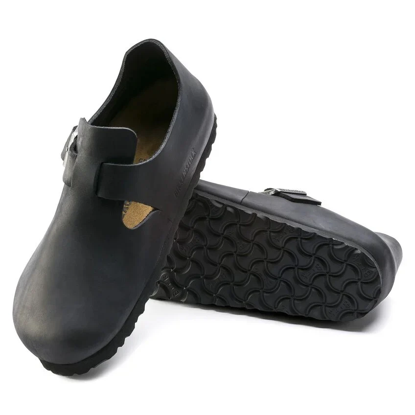 Birkenstock London black, Oiled Leather - Calz. S - Image 2
