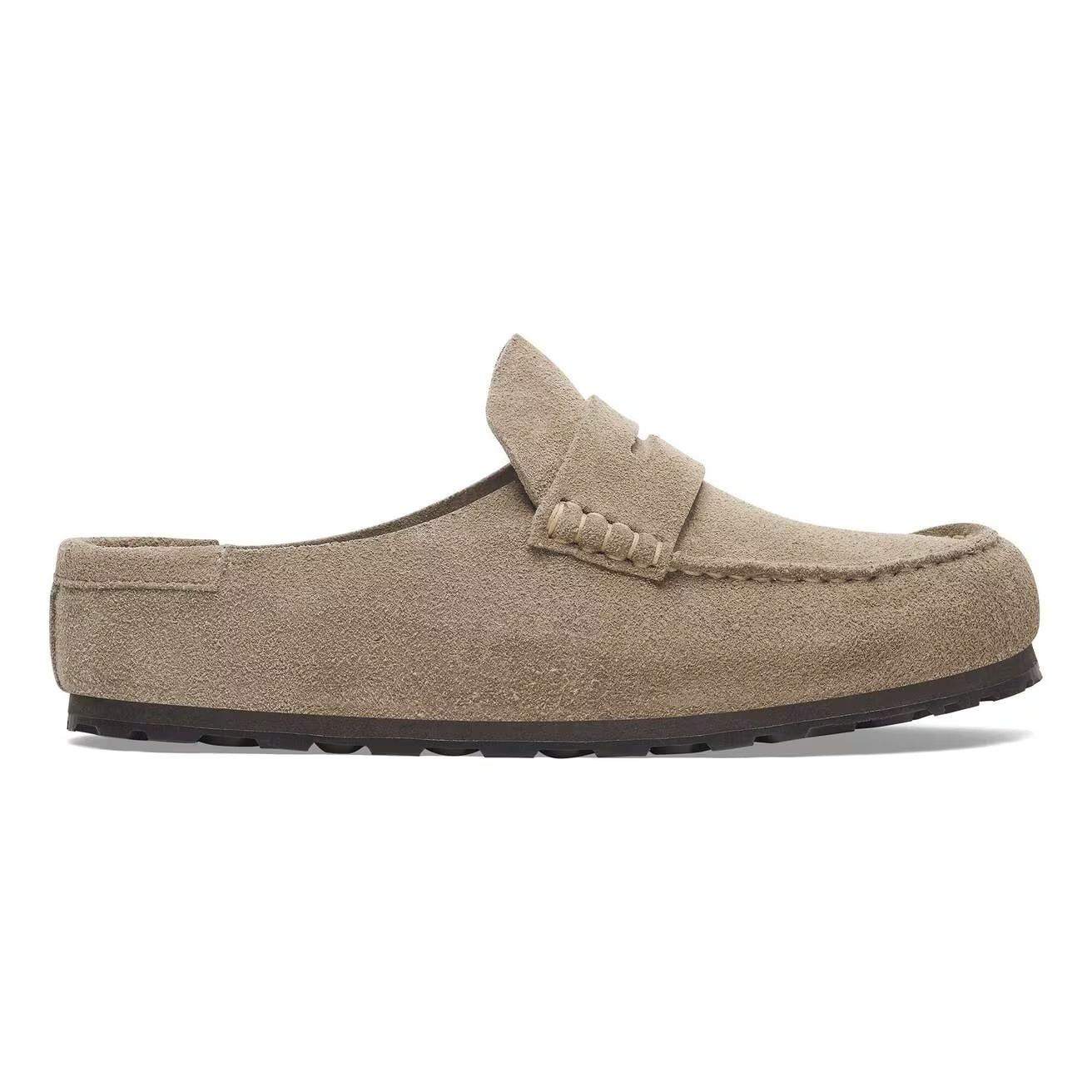 Birkenstock Naples Wrapped taupe, Suede Leather - Calz. S - Image 3