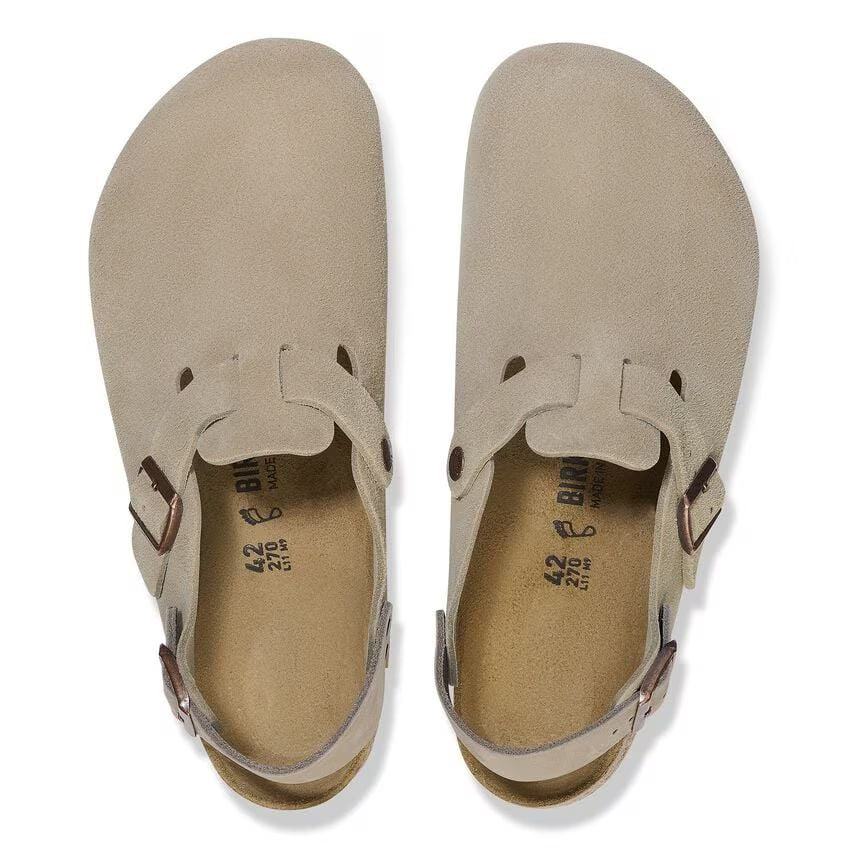 Birkenstock Tokio taupe, Suede Leather - Image 3