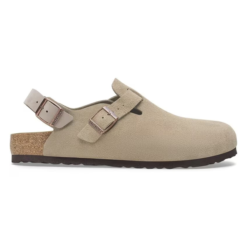 Birkenstock Tokio taupe, Suede Leather - Image 5