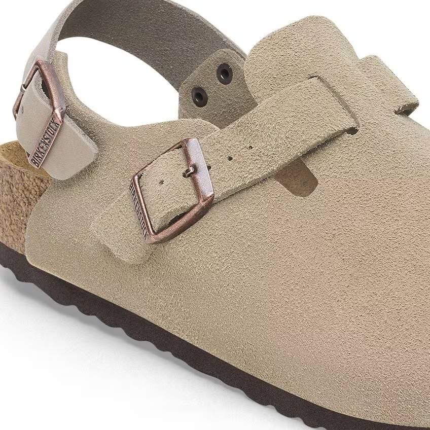 Birkenstock Tokio taupe, Suede Leather - Image 6