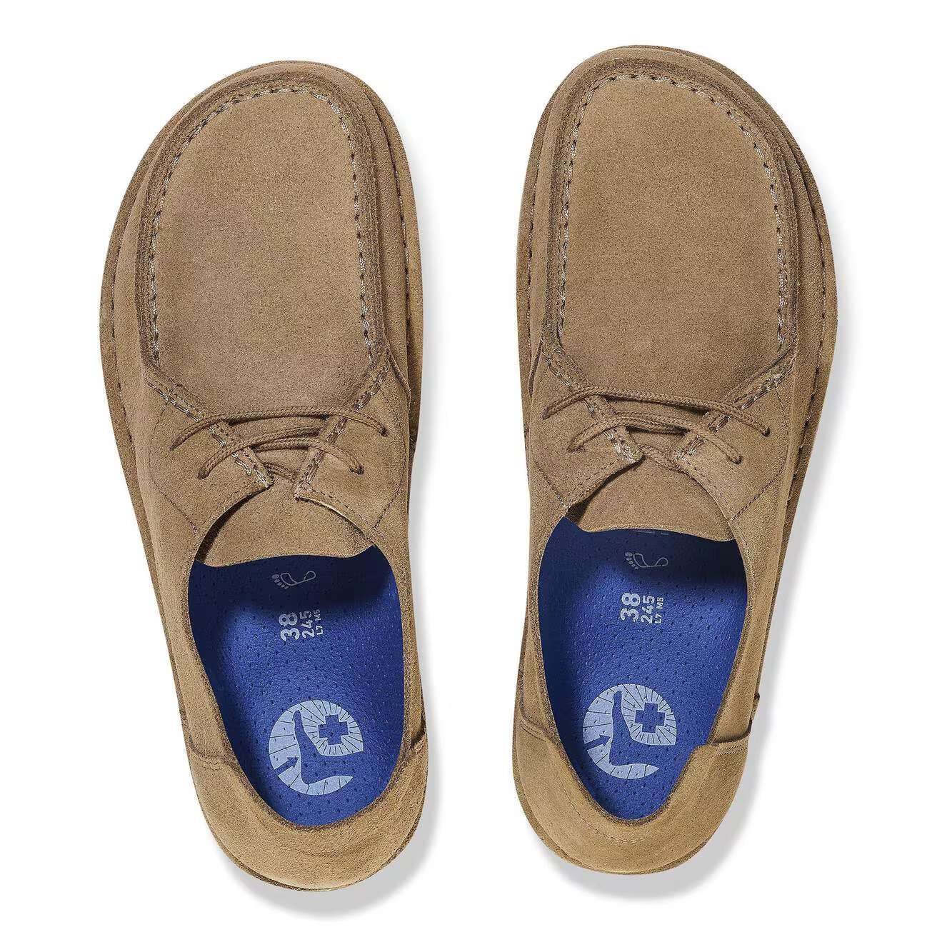 Birkenstock Utti Lace N gray taupe, Suede Leather - Calz. N - Image 2