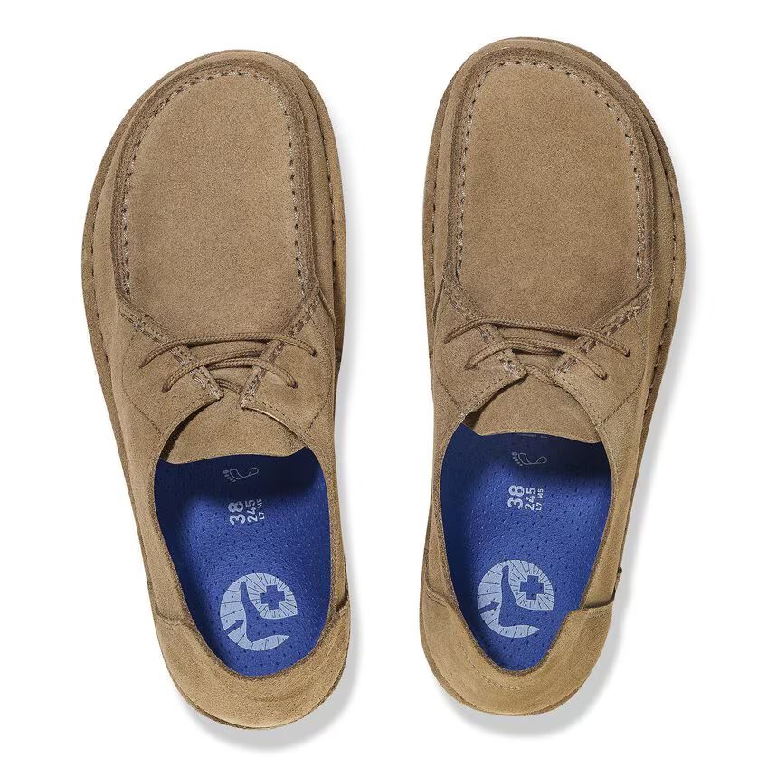 Birkenstock Utti Lace N Suede Leather Grey Taupe - Image 3