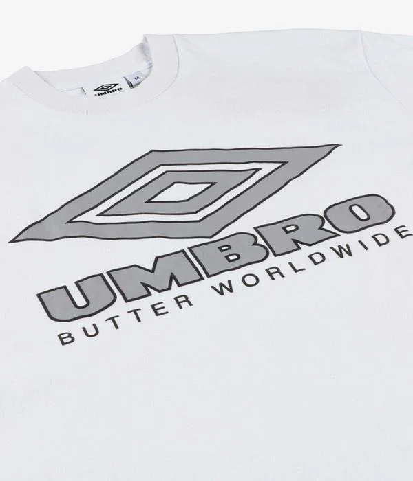 Butter Goods x Umbro - Diamond Logo Tee (White) - Image 3