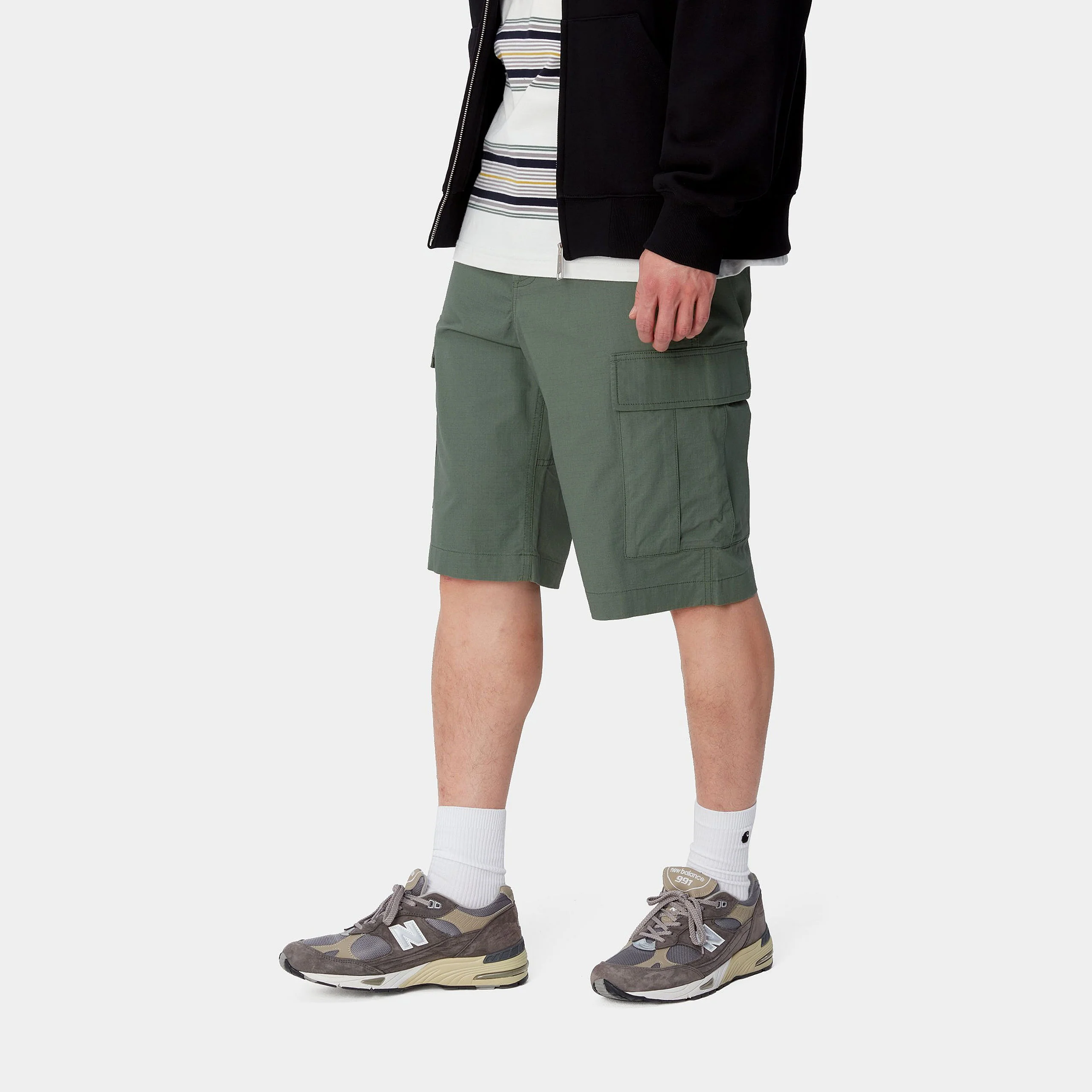 Carhartt WIP Regular Cargo Short (Duck Green) - Image 3