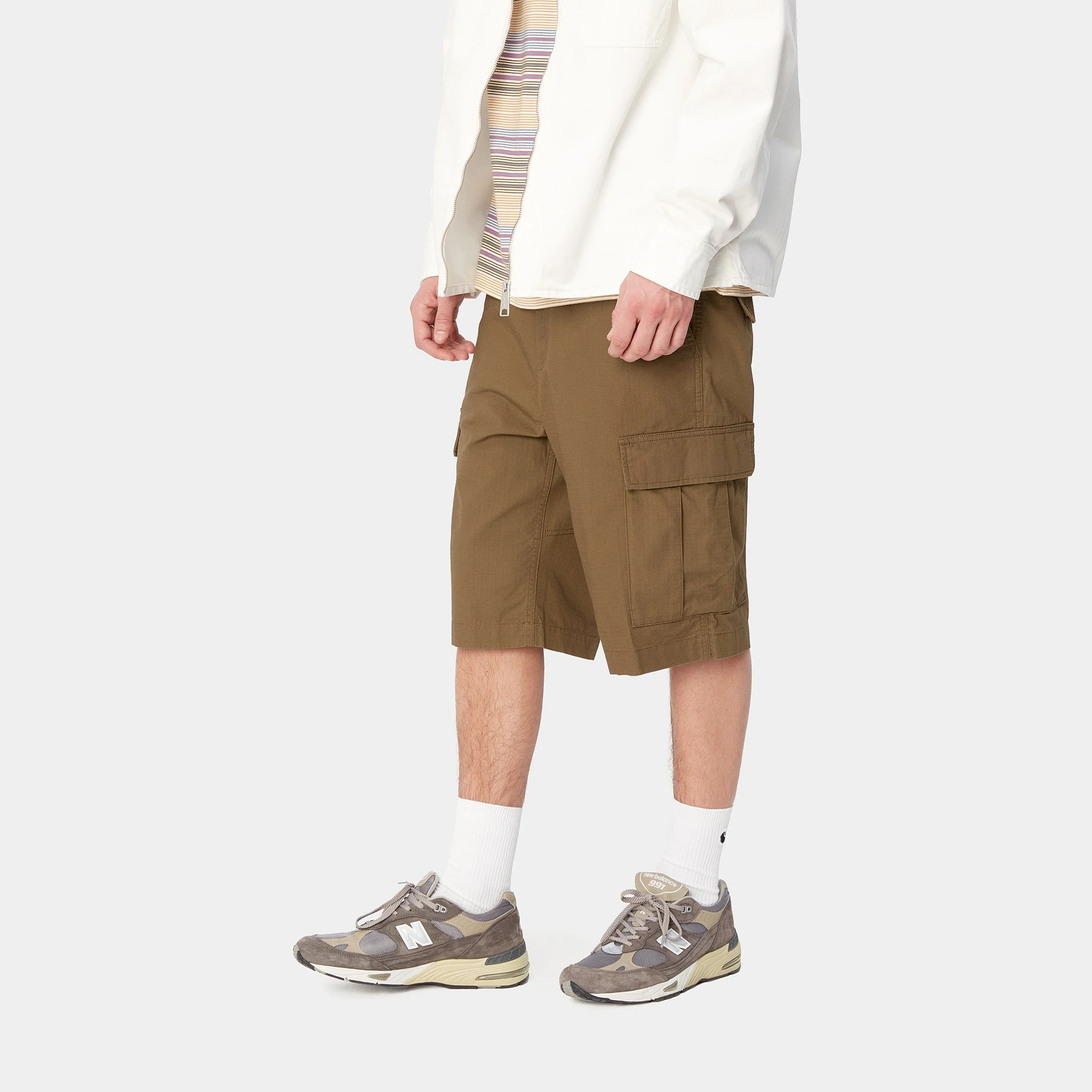 Carhartt WIP Regular Cargo Short (Lumber Rinsed) - Image 4