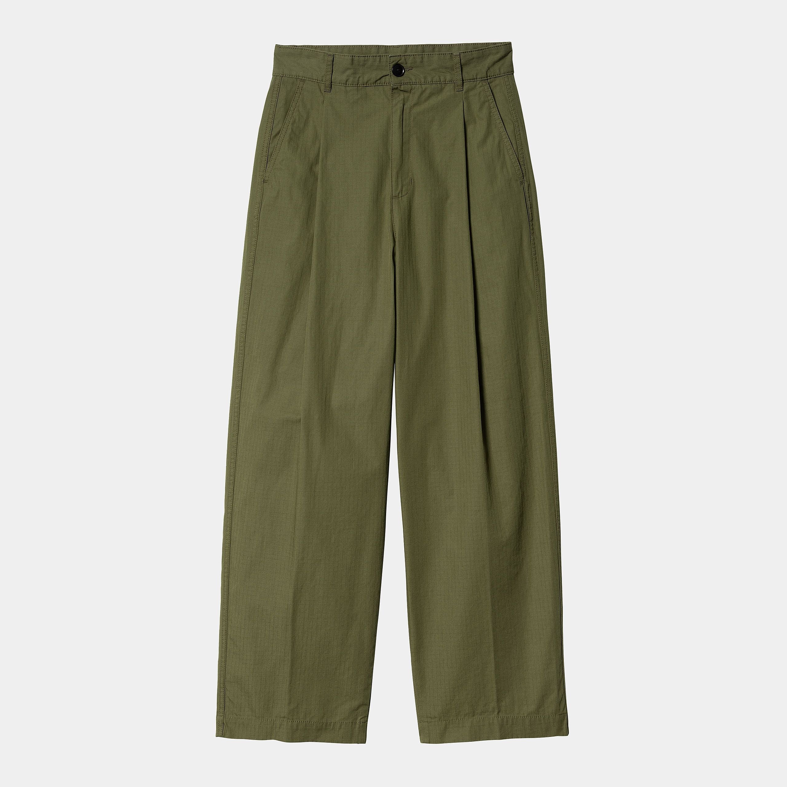 Carhartt WIP W' Brexley Pant Cotton Cowlitz Ripstop, 7 oz (Dundee Rinsed) - Image 6