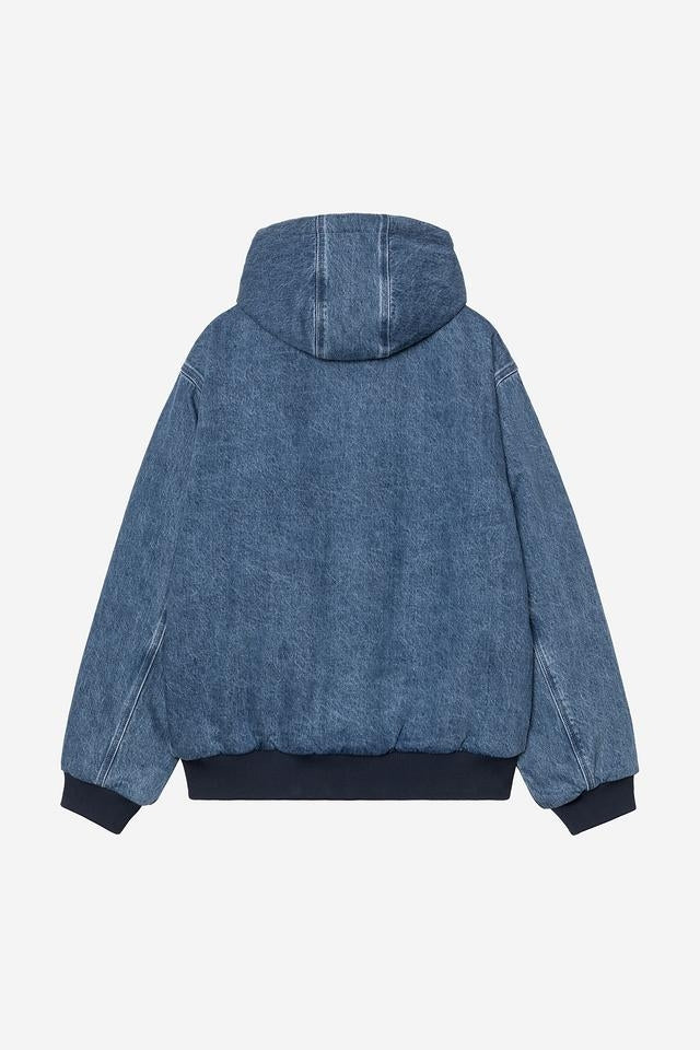 Carhartt WIP 50 Years Anniversary OG Cotton Denim, 15.1 oz (Blue / USA Red stone bleached) - Image 3