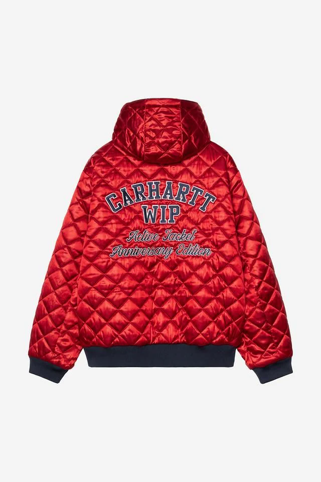 Carhartt WIP 50 Years Anniversary OG Cotton Denim, 15.1 oz (Blue / USA Red stone bleached) - Image 4