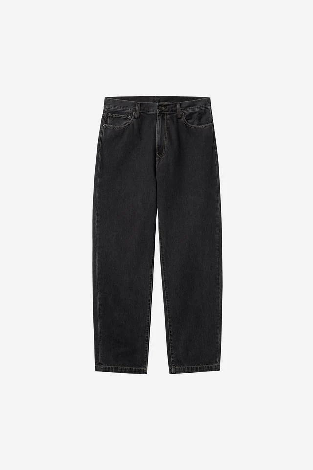 Carhartt WIP Aaron Pant 100% Cotton 'Smith' Denim, 13.5 oz (Black stone washed) - Image 2
