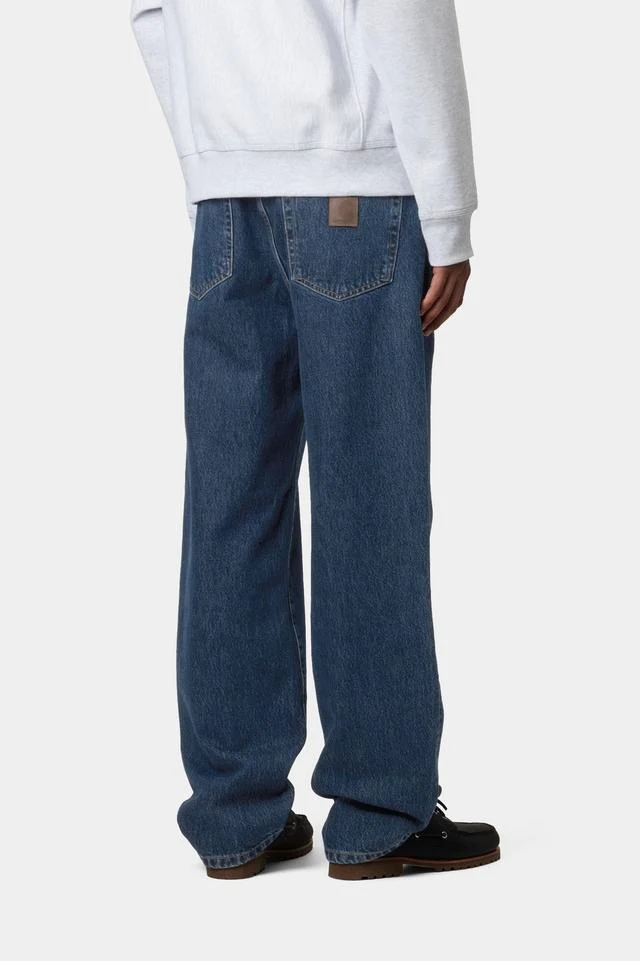 Carhartt WIP Aaron Pant 100% Cotton 'Smith' Denim, 13.5 oz (Blue stone washed) - Image 3