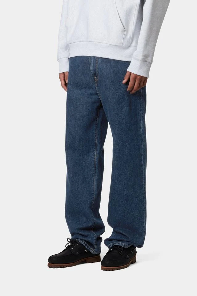 Carhartt WIP Aaron Pant 100% Cotton 'Smith' Denim, 13.5 oz (Blue stone washed) - Image 4
