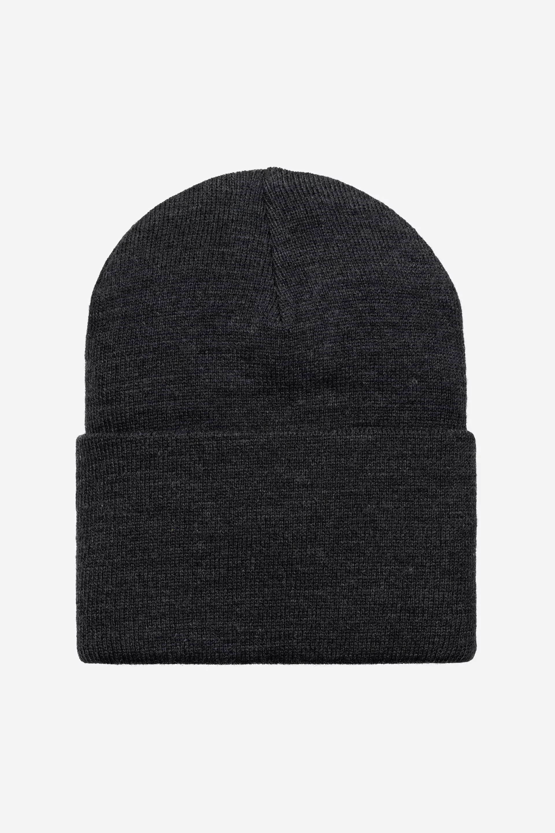 Carhartt WIP Acrylic Watch Hat 100% Acrylic, 9 gauge (Black Heather) - Image 3