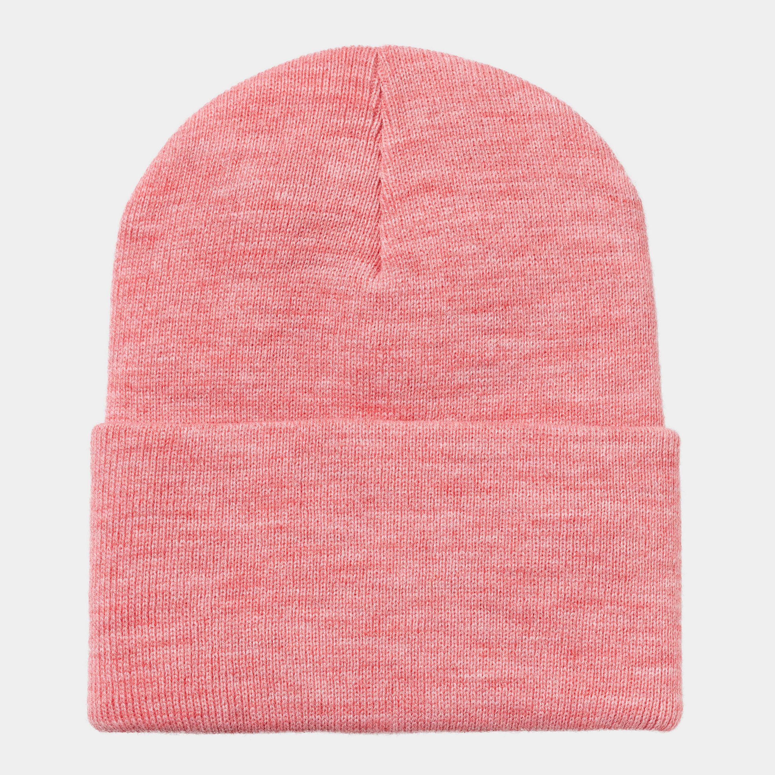 Carhartt Wip Acrylic Watch Hat (Dusty Rose Heather) - Image 2