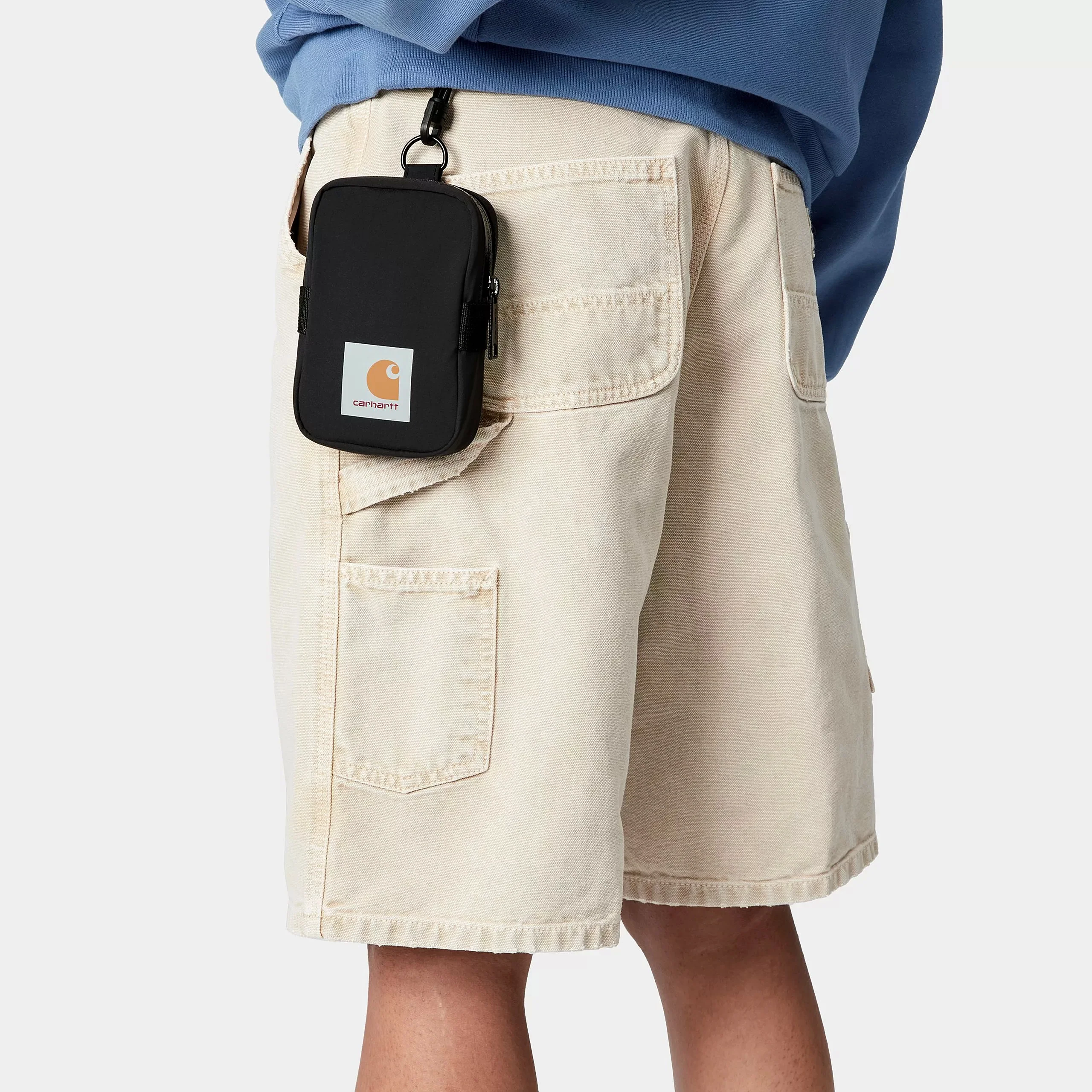 Carhartt WIP Bowden Pouch Nylon/Elastane, 5.3 oz (Black) - Image 3