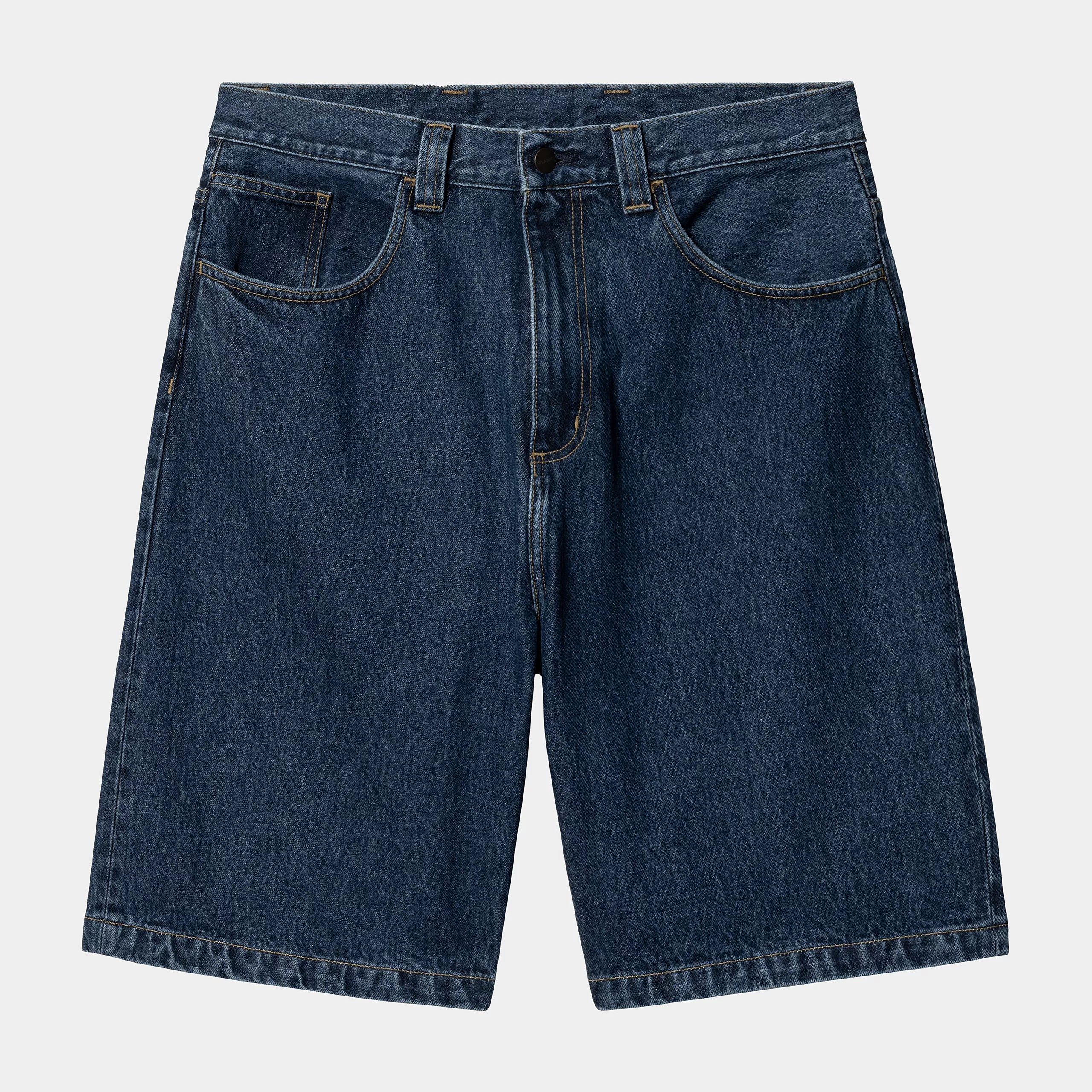 Carhartt WIP Brandon Short 100% Cotton 'Smith' Denim, 13.5 oz (Blue stone washed) - Image 2