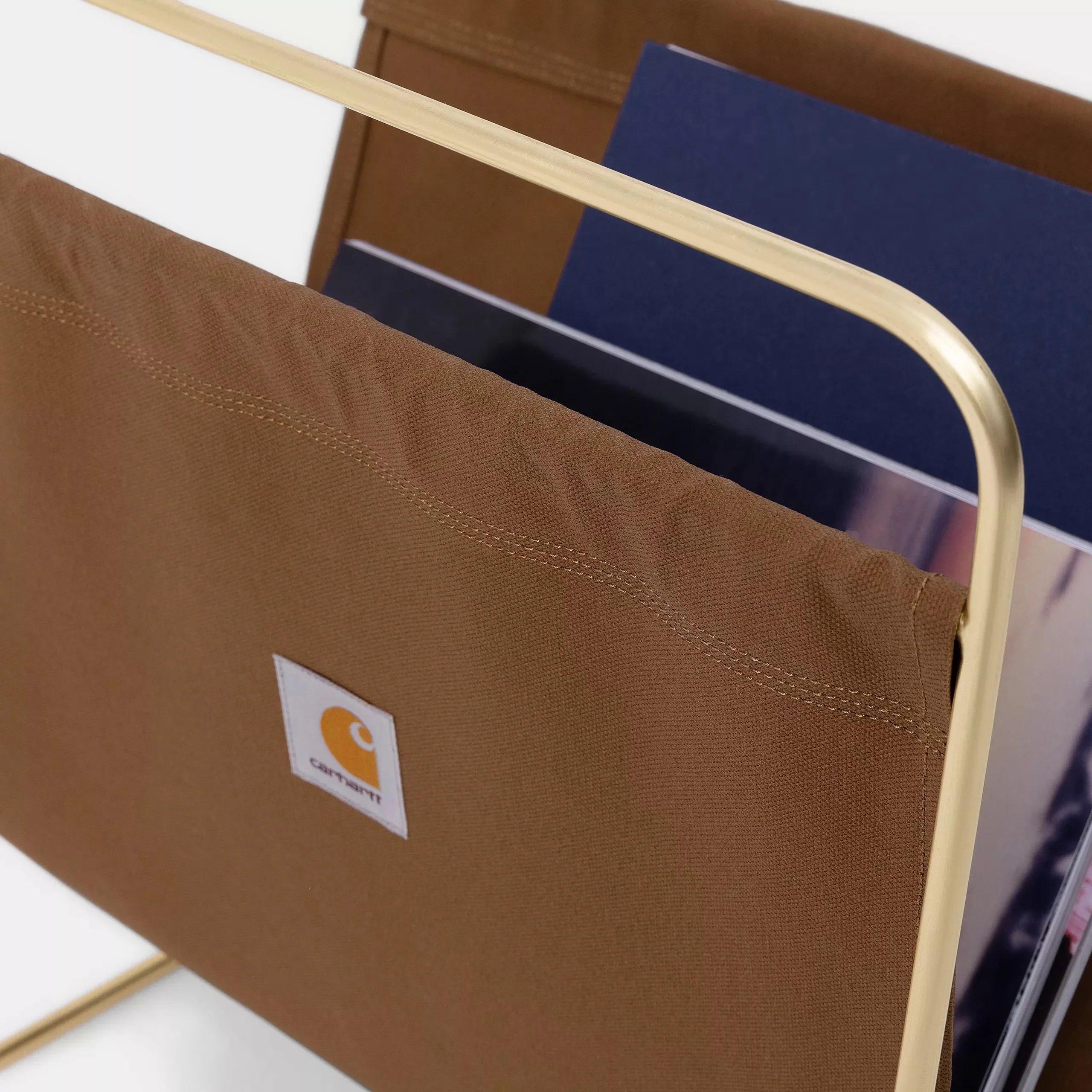 Carhartt WIP Canvas Magazine Stand 100% Cotton 'Dearborn' Canvas, 386 g/m² (Hamilton Brown) - Image 3