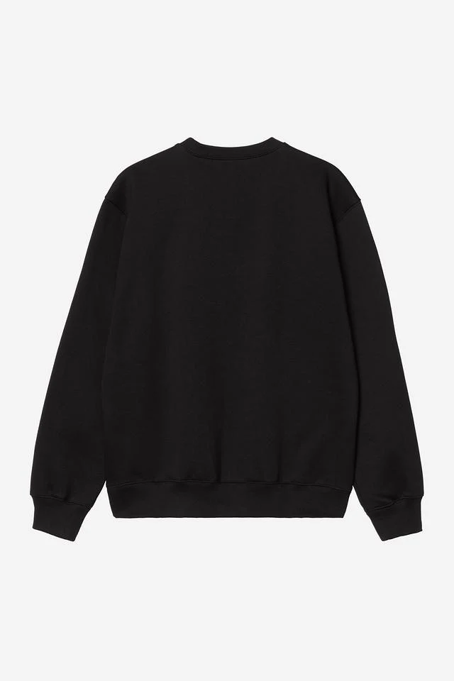 Carhartt WIP Carhartt Sweat Cotton/Polyester Sweat, 440 g/m² (Black / White) - Image 2