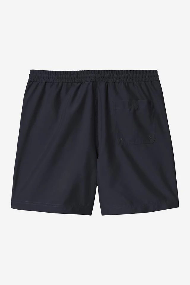 Carhartt WIP Chase Swim Trunks 100% Polyester, 3.7 oz (Dark Navy / Gold) - Image 2