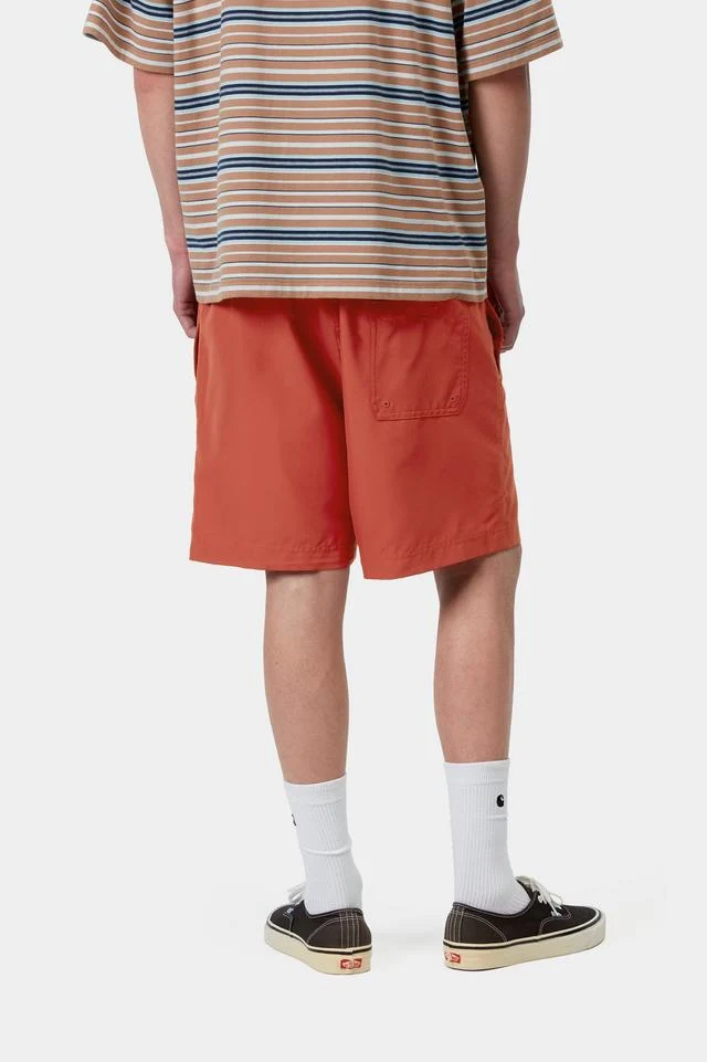 Carhartt WIP Chase Swim Trunks 100% Polyester, 3.7 oz (Oxide Red / Gold) - Image 4
