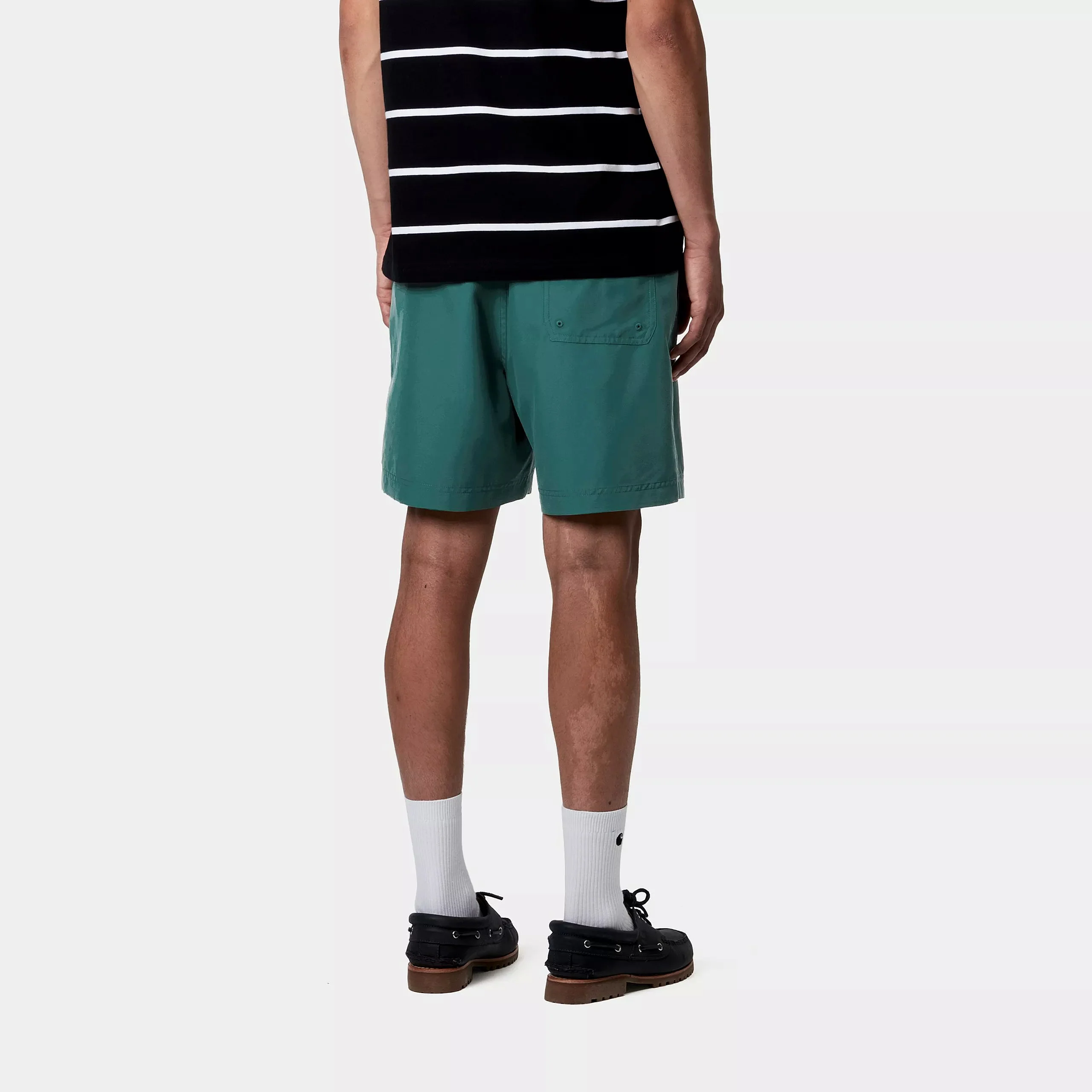 Carhartt WIP Chase Swim Trunks (Rainforest/Gold) - Image 4