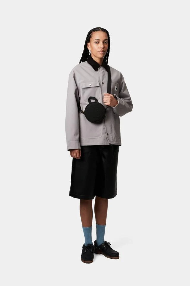 Carhartt WIP Clarton Bag Nylon Canvas, 7.2 oz (Black) - Image 3