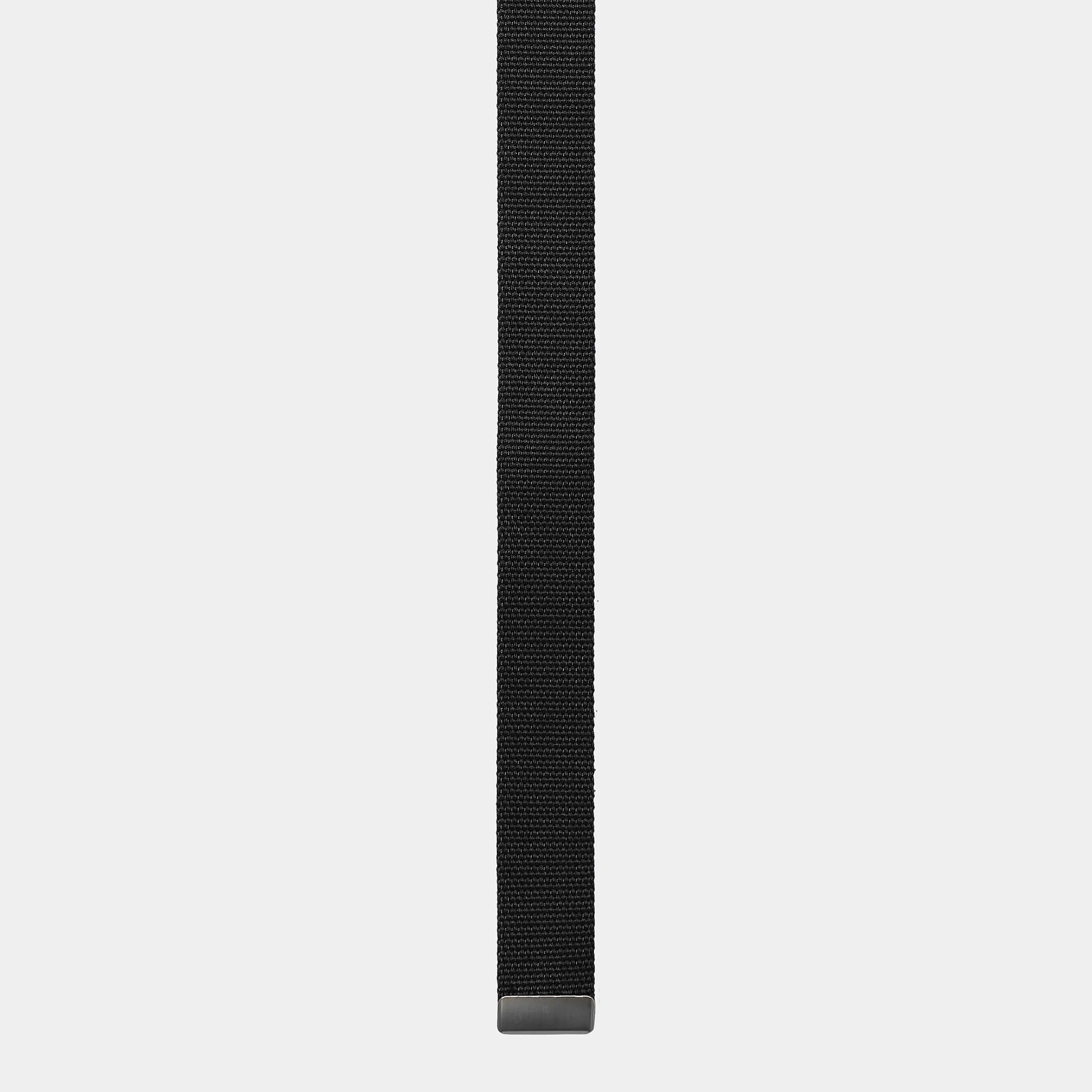 Carhartt WIP Clip Belt Chrome (Canvas Black) - Image 3