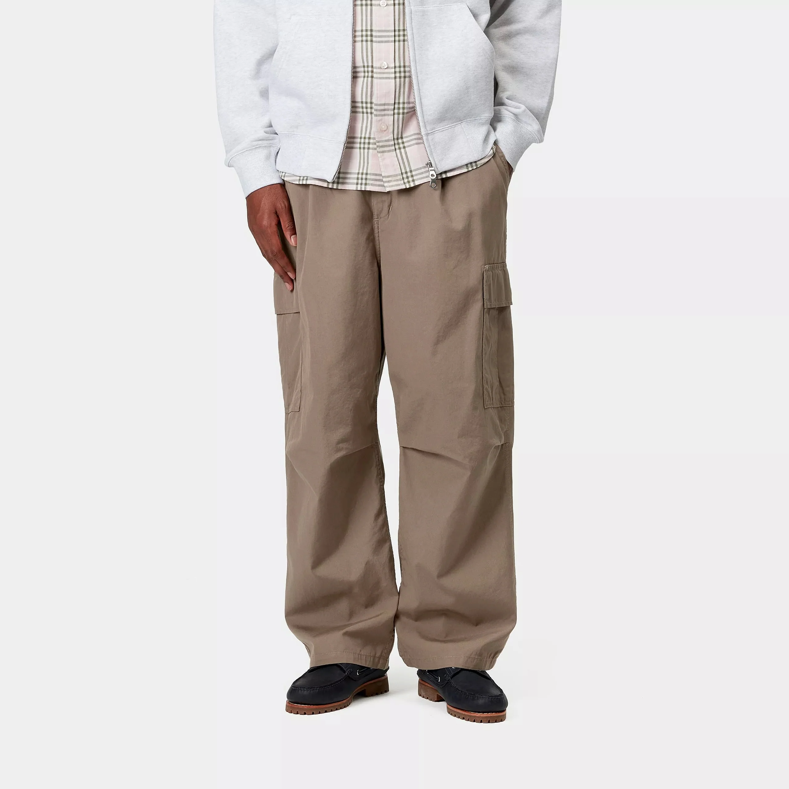 Carhartt WIP Cole Cargo Pant Cotton Lane Poplin, 6 oz (Branch rinsed) - Image 3